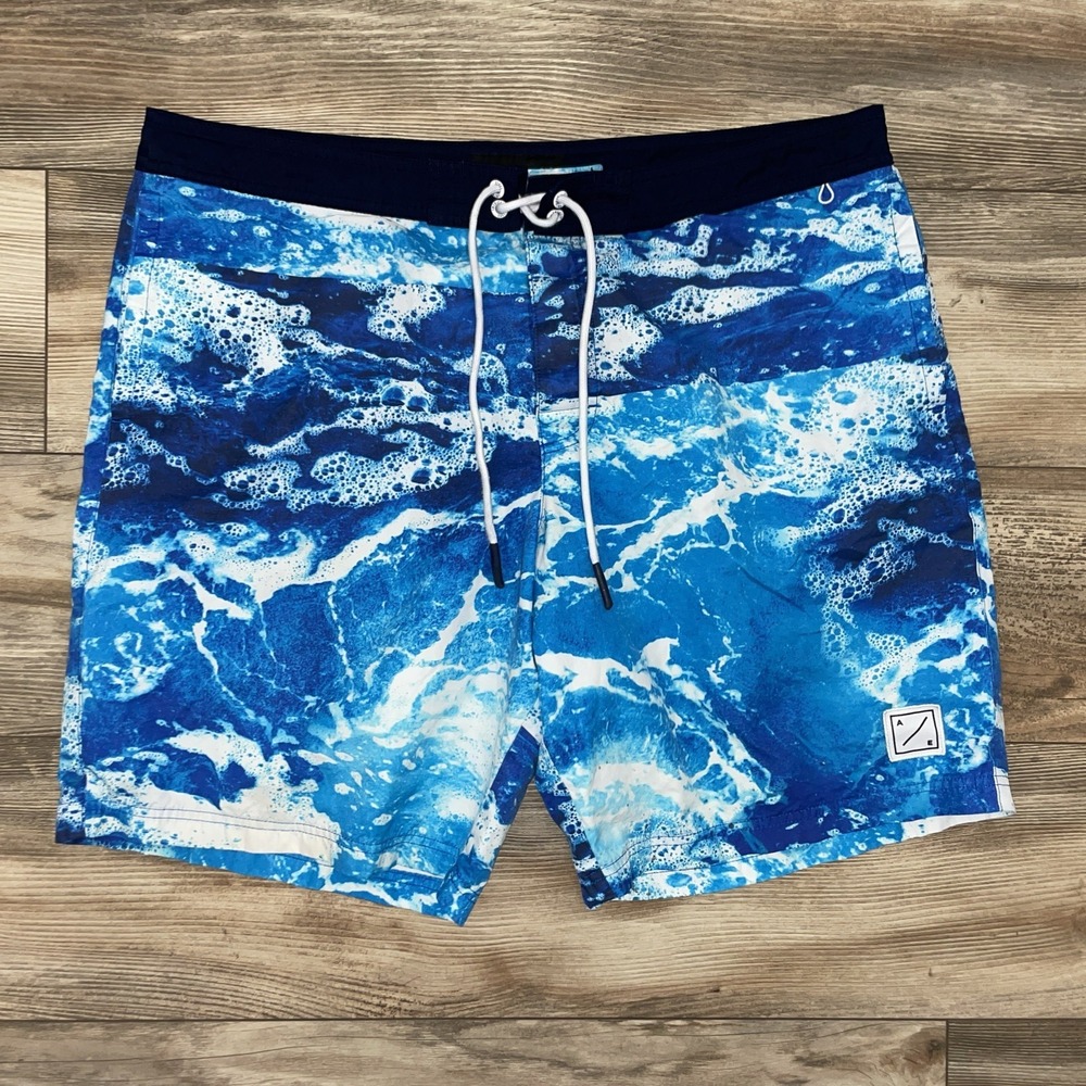 American Eagle Mens Shorts Extra Large Beach Board Pockets Waves Water
